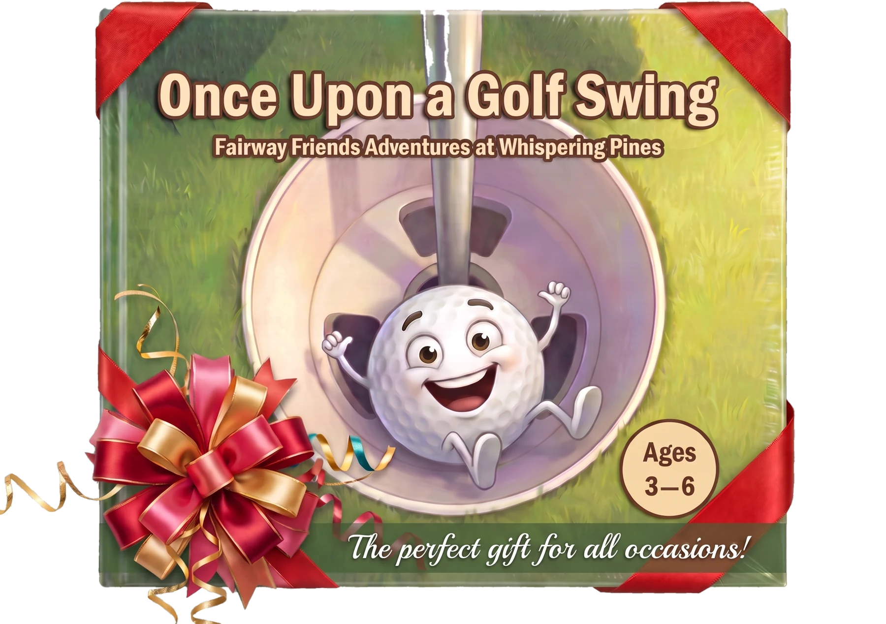 Once Upon a Golf Swing, gift-wrapped, ages 3 to 6